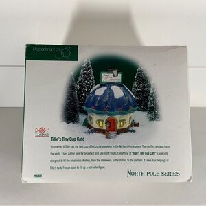 Department 56 Holiday Tillies Tiny Cup Cafe Illuminated Building